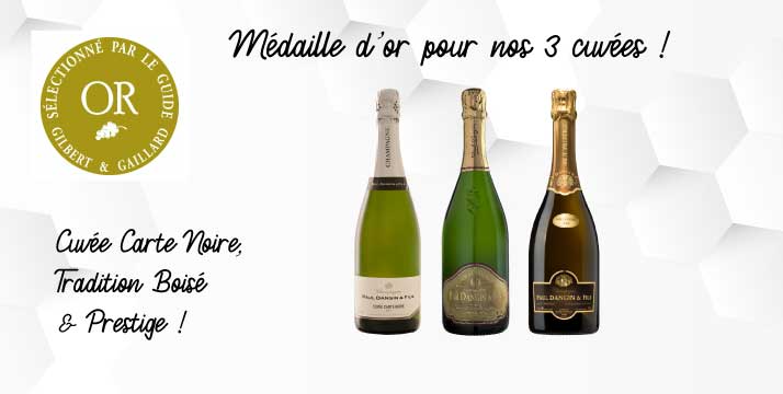 Médailles d'or au Concours Gilbert et Gaillard 2020 !