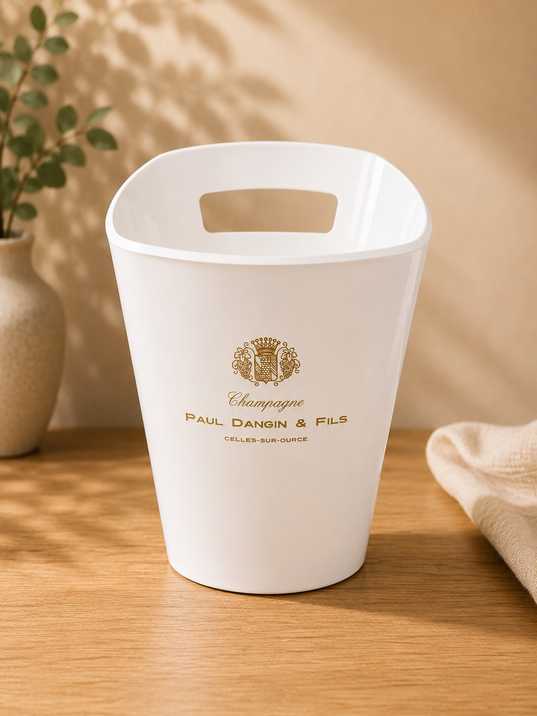 Seau à Champagne  couleur blanche Champagne Paul DANGIN & Fils