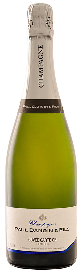 Carte Or Demi-sec Champagne Paul DANGIN & Fils