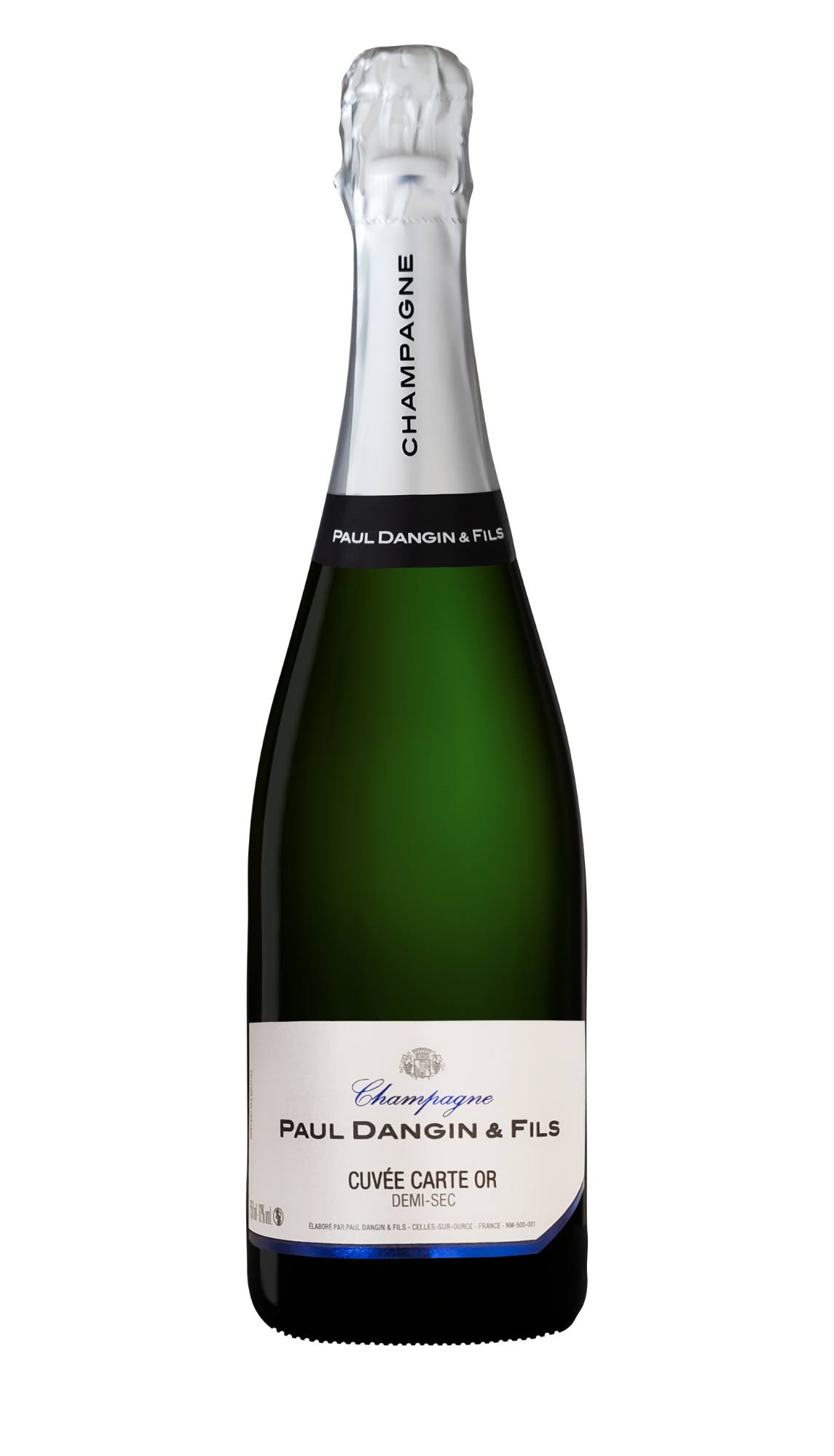 Carte Or Demi-sec Champagne Paul DANGIN & Fils