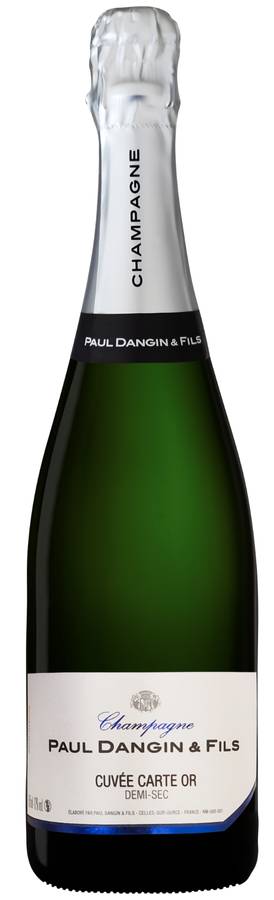 Carte Or Demi-sec Champagne Paul DANGIN & Fils